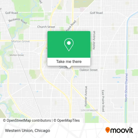 Western Union map