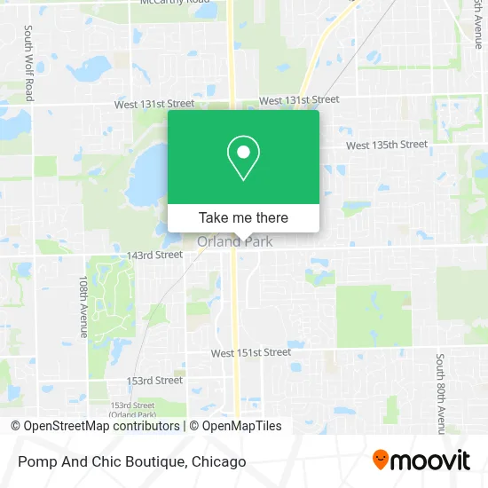 Pomp And Chic Boutique map