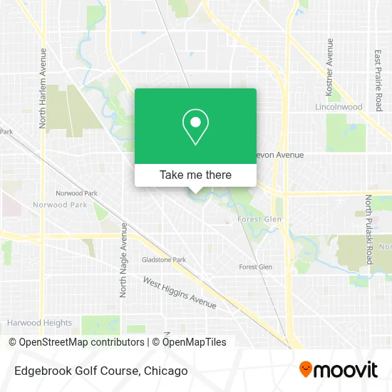 Edgebrook Golf Course map
