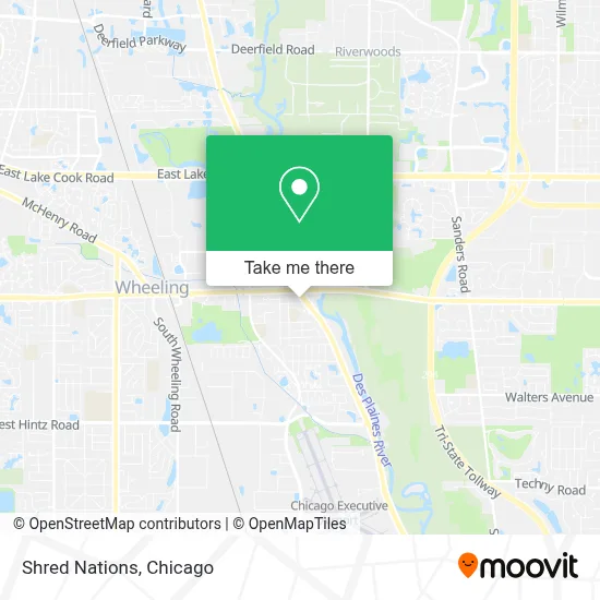 Shred Nations map