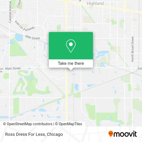 Ross Dress For Less map