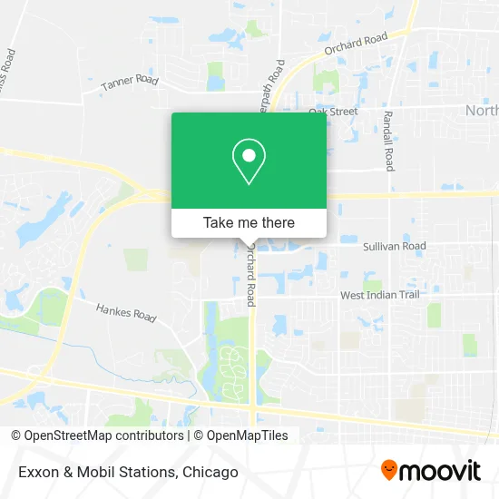 Exxon & Mobil Stations map