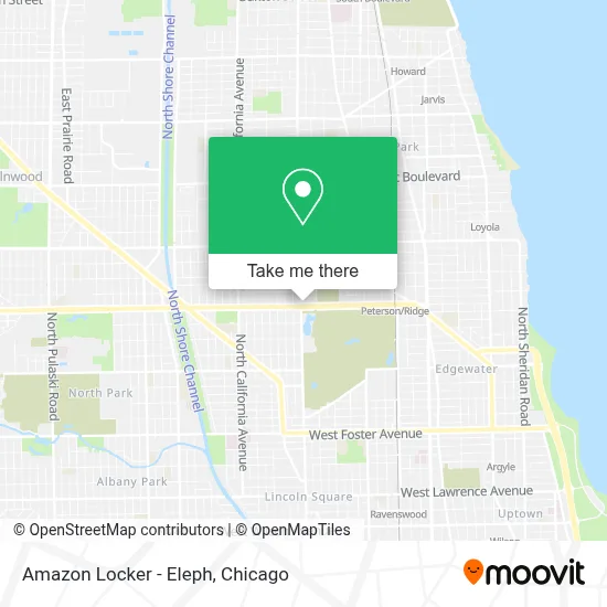 Amazon Locker - Eleph map