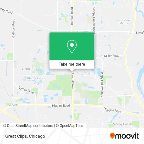 Great Clips map