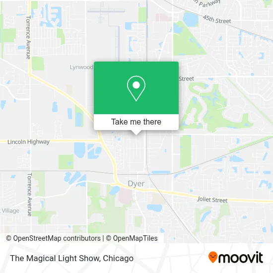 The Magical Light Show map