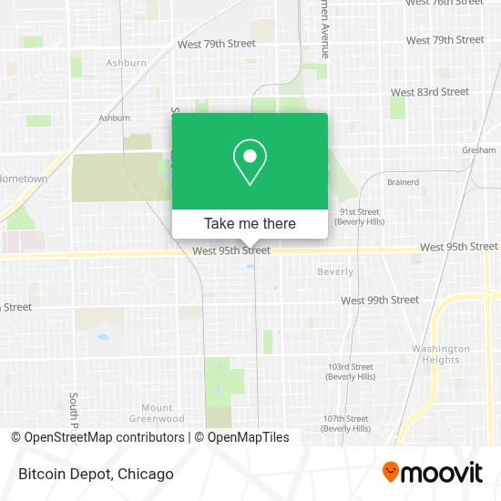 Bitcoin Depot map