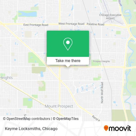 Keyme Locksmiths map