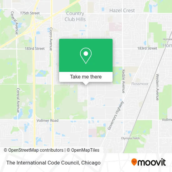 The International Code Council map