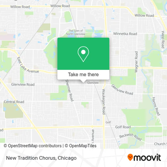 New Tradition Chorus map