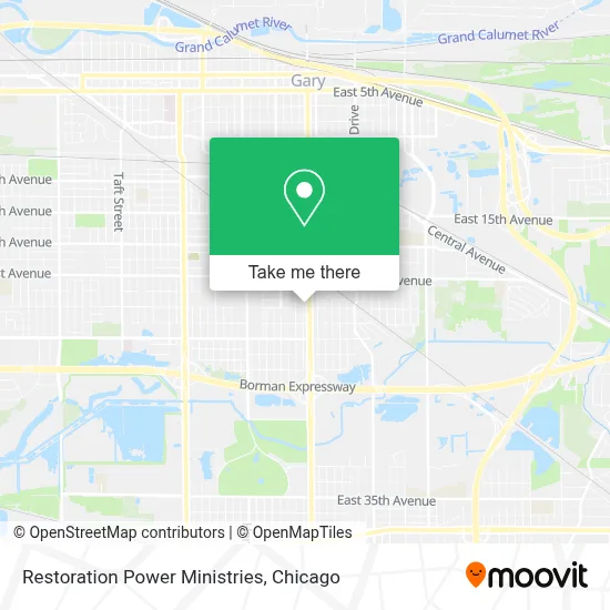 Restoration Power Ministries map
