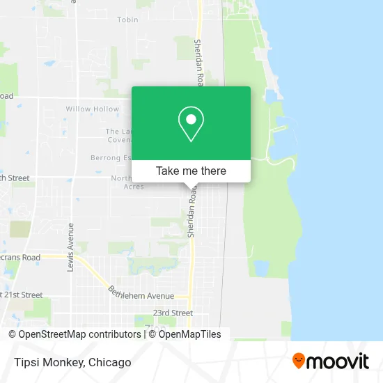 Tipsi Monkey map