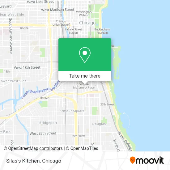 Silas's Kitchen map