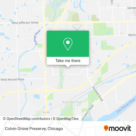 Colvin Grove Preserve map
