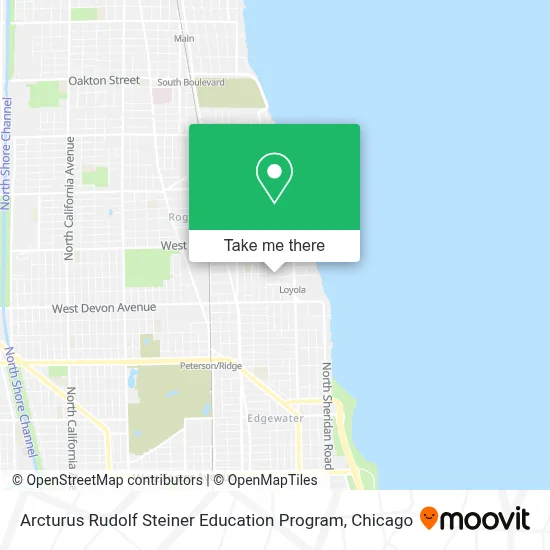 Arcturus Rudolf Steiner Education Program map