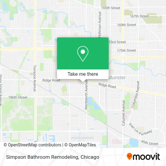 Simpson Bathroom Remodeling map