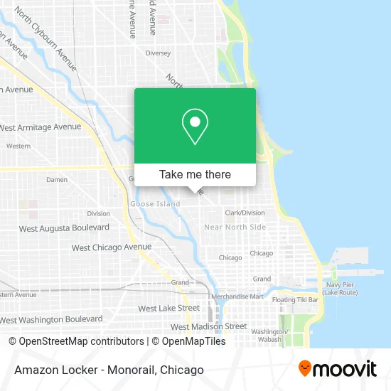 Amazon Locker - Monorail map