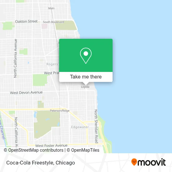 Coca-Cola Freestyle map