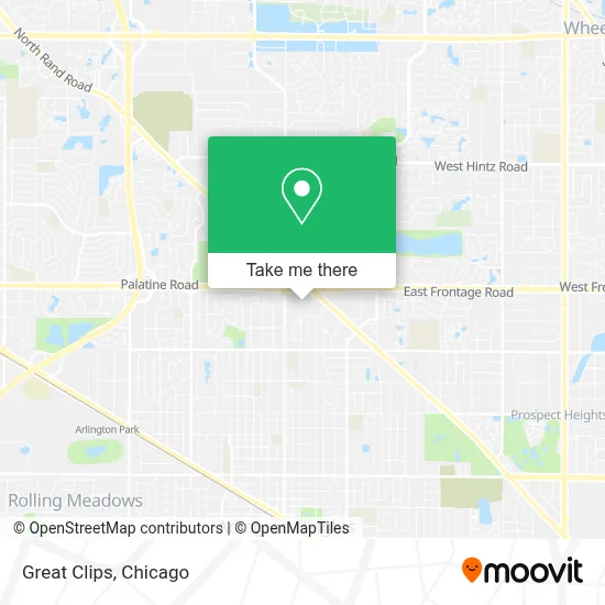 Great Clips map