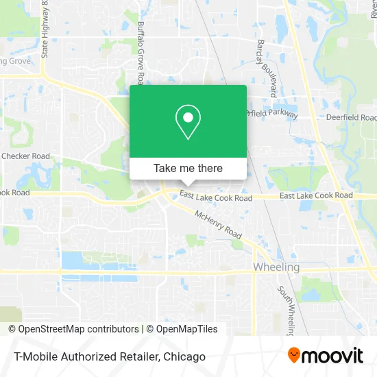 T-Mobile Authorized Retailer map