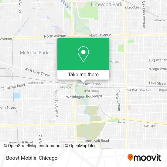 Boost Mobile map