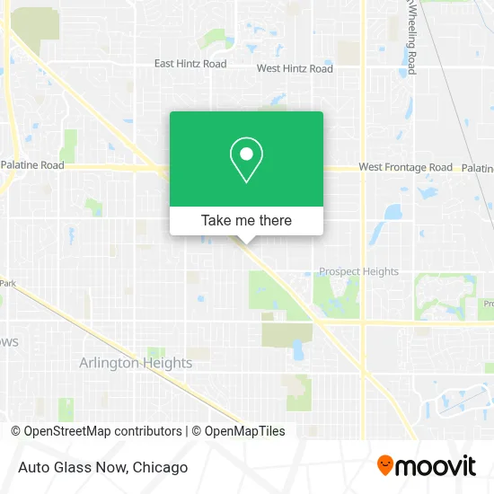 Auto Glass Now map