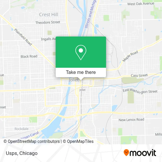 Usps map