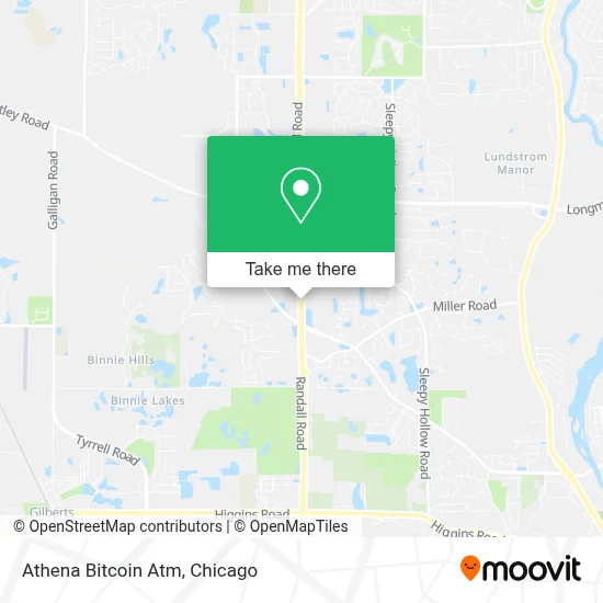 Athena Bitcoin Atm map