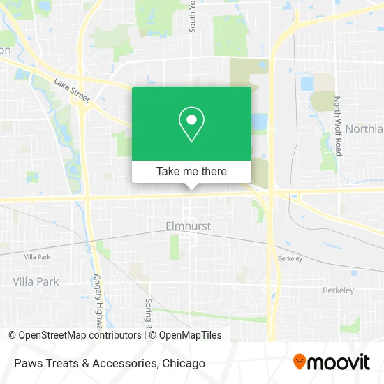Paws Treats & Accessories map