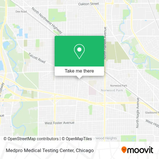 Medpro Medical Testing Center map