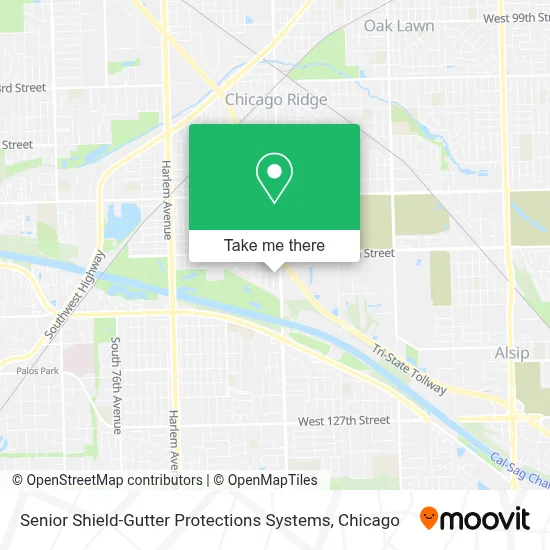 Senior Shield-Gutter Protections Systems map