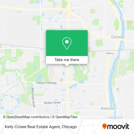 Kelly Crowe Real Estate Agent map