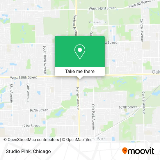 Studio Pink map