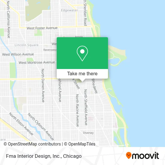 Fma Interior Design, Inc. map