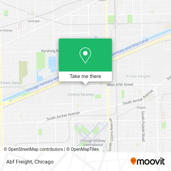 Abf Freight map