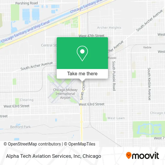 Alpha Tech Aviation Services, Inc map
