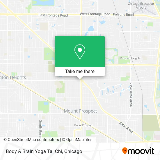 Body & Brain Yoga Tai Chi map