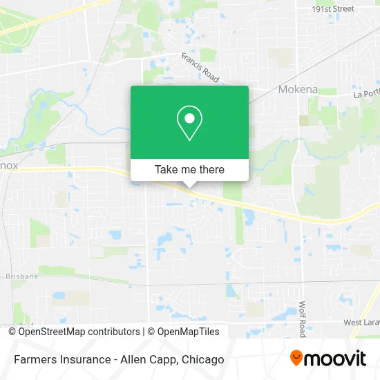 Farmers Insurance - Allen Capp map