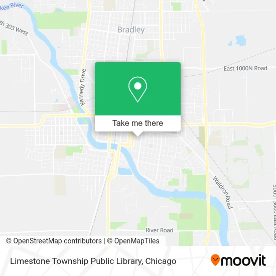 Limestone Township Public Library map