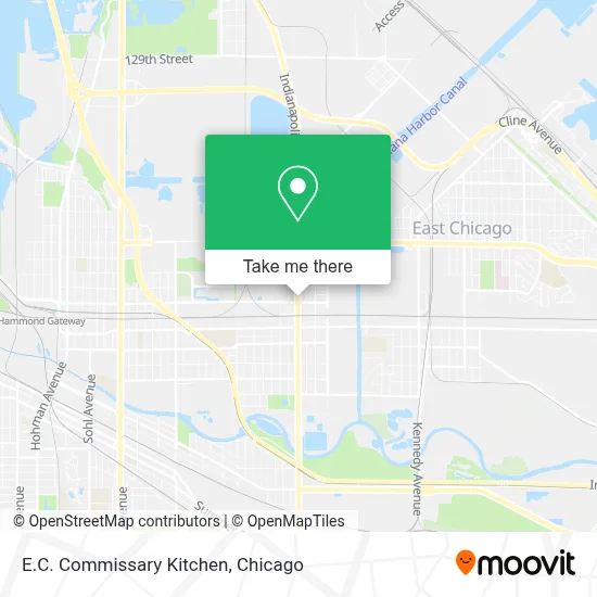 E.C. Commissary Kitchen map