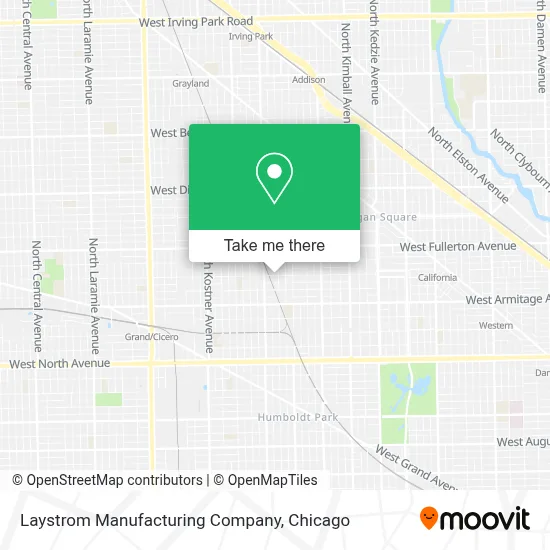 Laystrom Manufacturing Company map