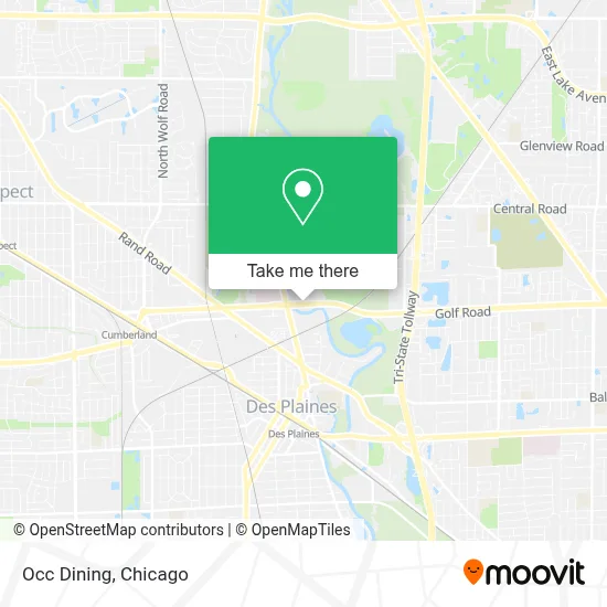 Occ Dining map