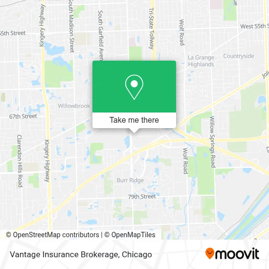 Vantage Insurance Brokerage map