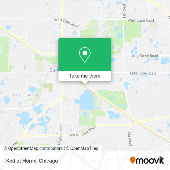 Ked at Home map