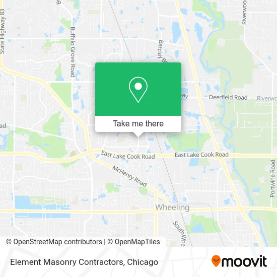 Element Masonry Contractors map
