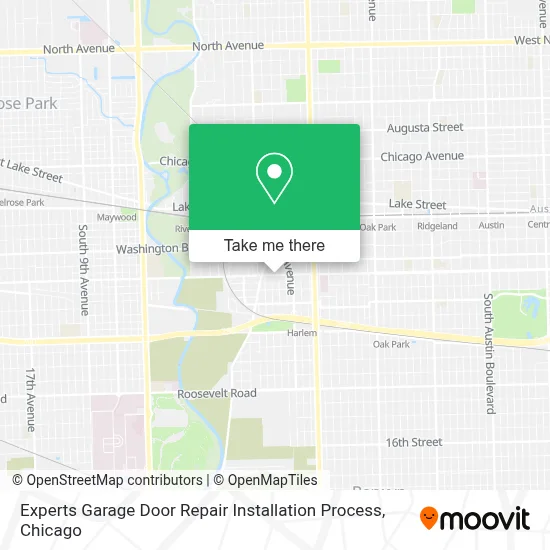 Experts Garage Door Repair Installation Process map