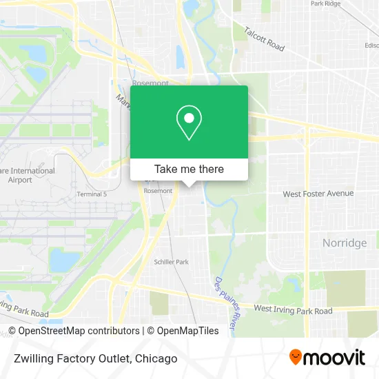 Zwilling Factory Outlet map