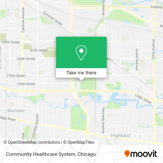Community Healthcare System map