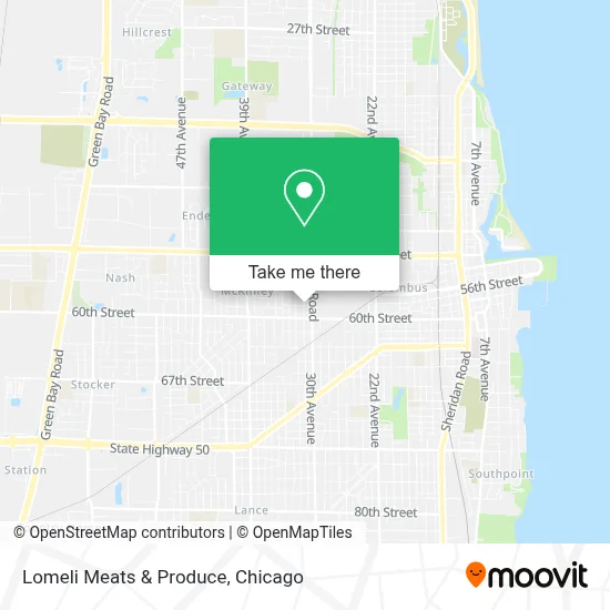 Lomeli Meats & Produce map