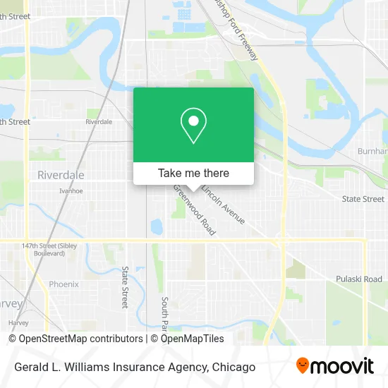 Gerald L. Williams Insurance Agency map