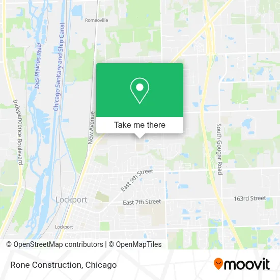 Rone Construction map